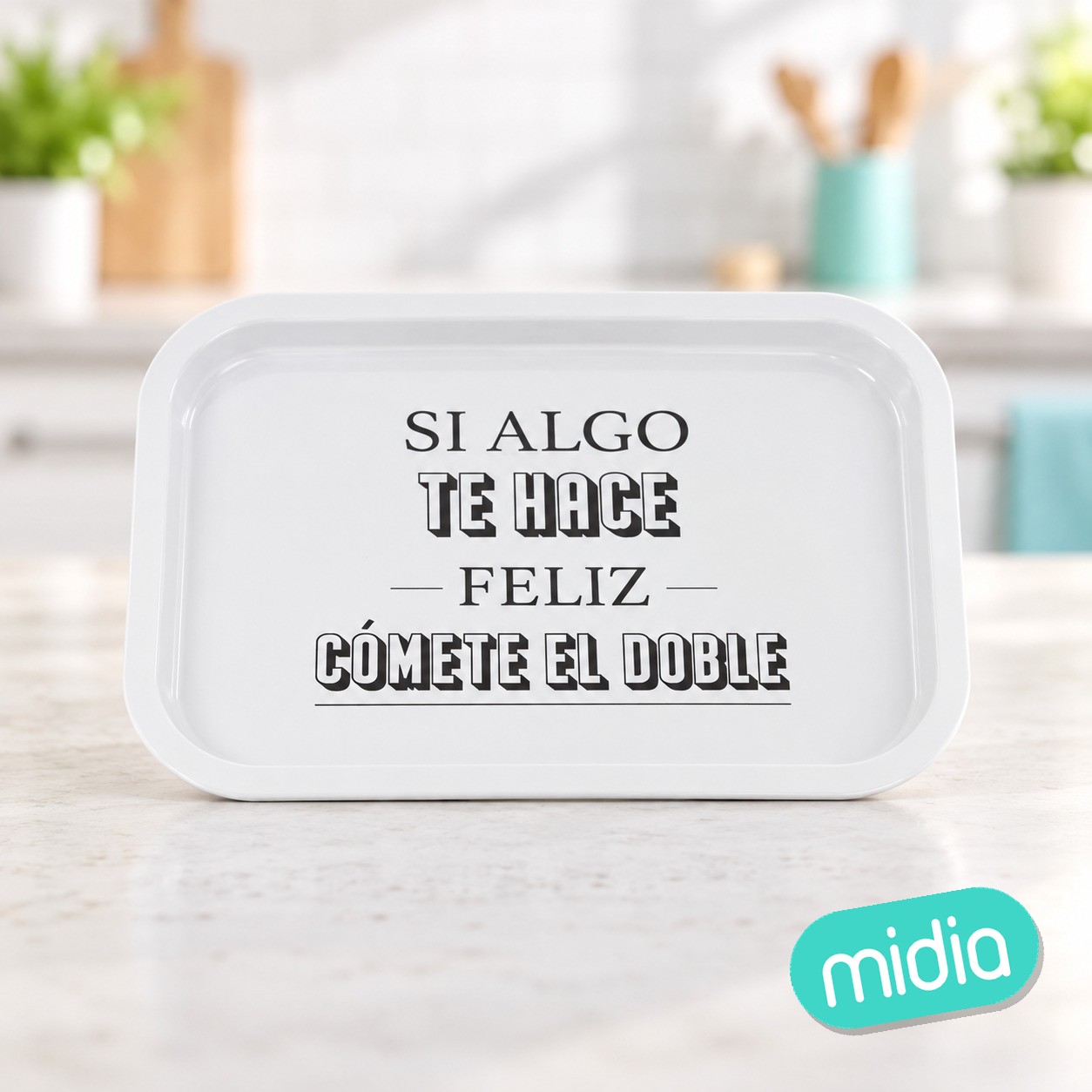 Bandeja metal 40x28,5 feliz (6/12 - 18)