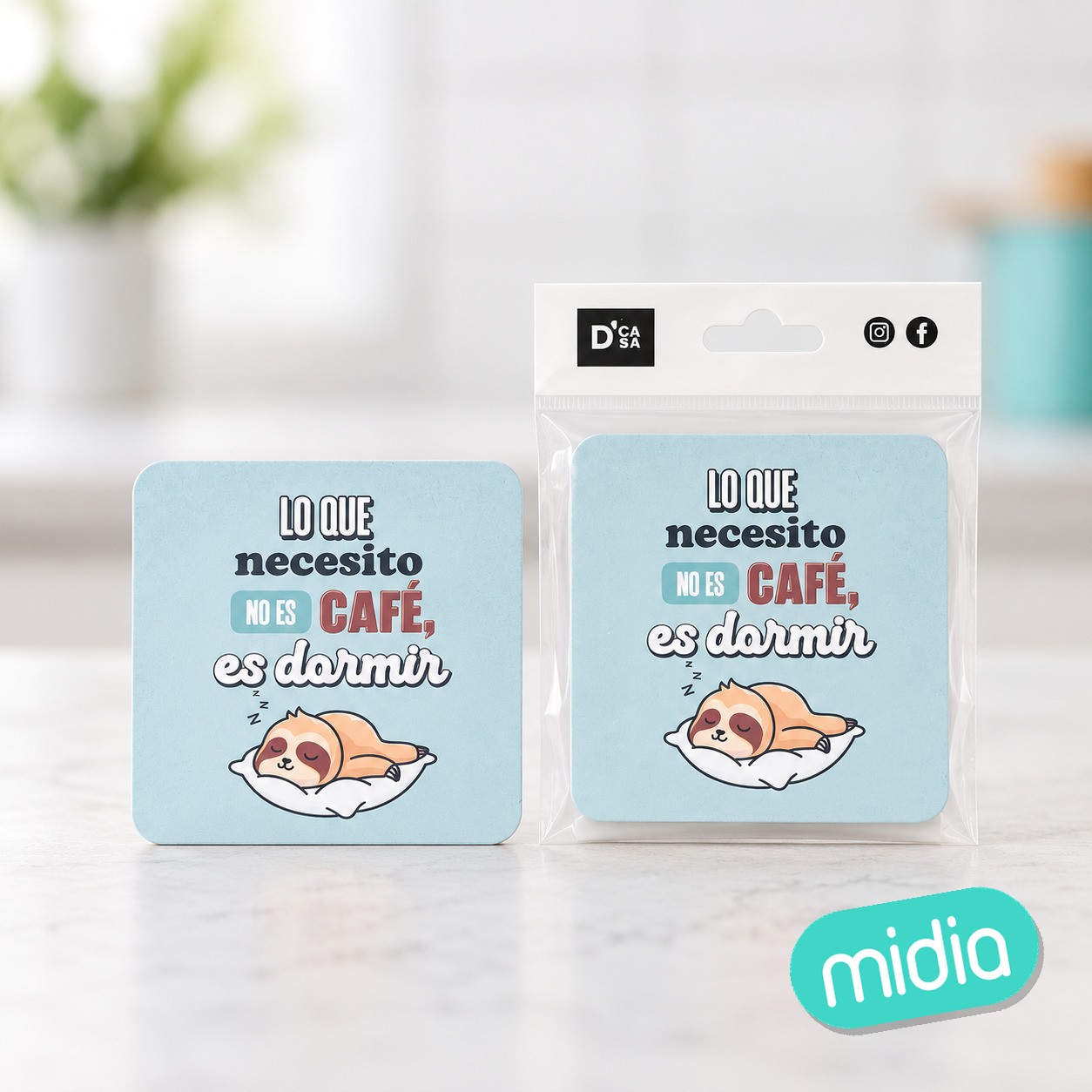 Posavasos con iman cafe 2m (12/24 - 48)