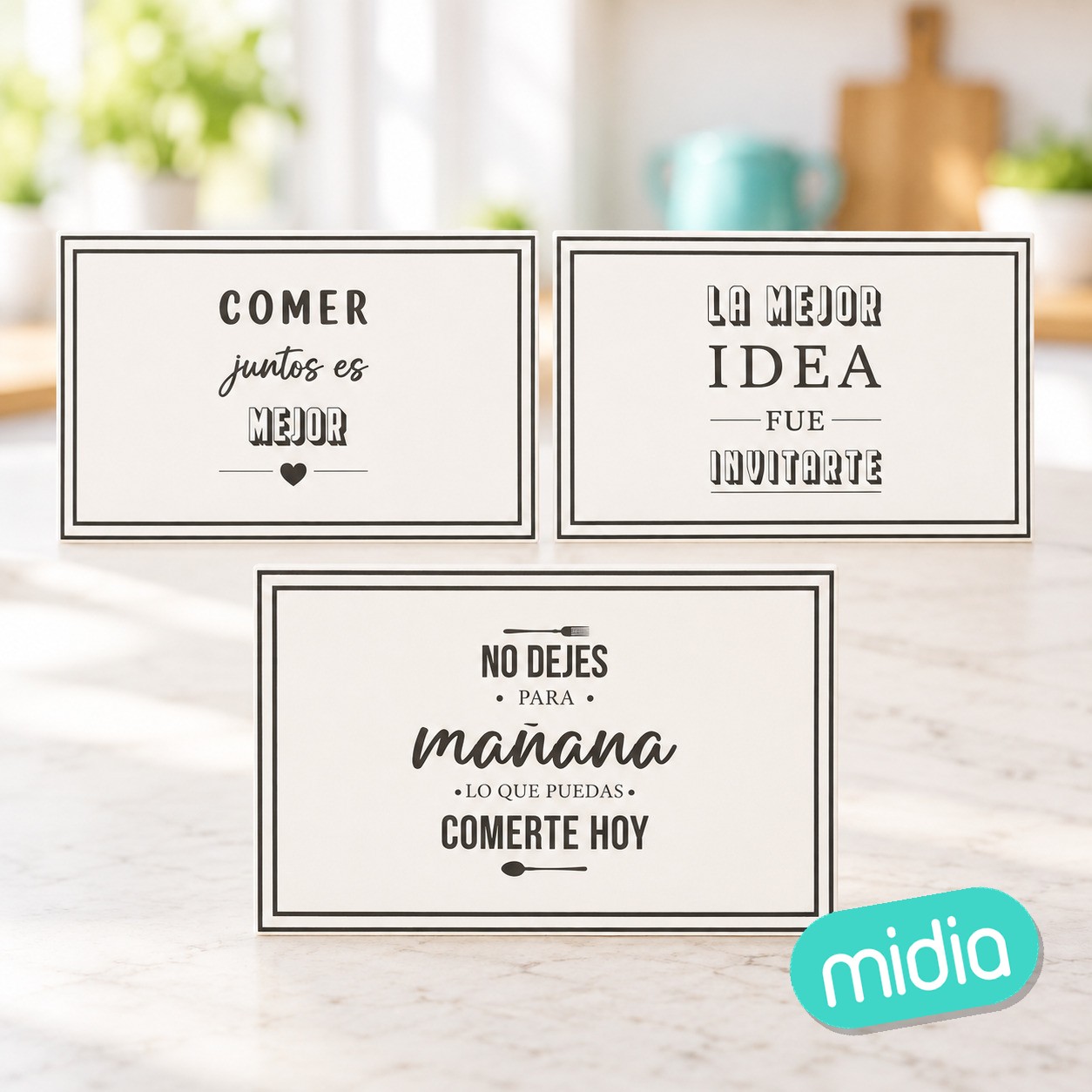Individual plastico frases 3m (12/36 - 72)