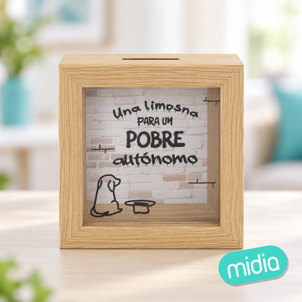 Hucha de madera autonomo (6 - 12)