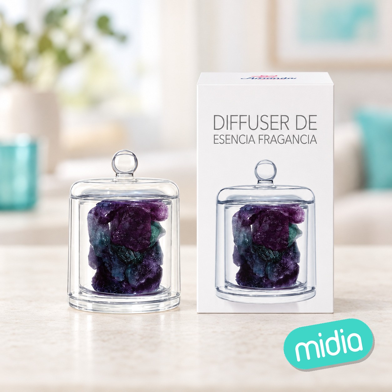 Diffuser de esencia fragancia criscal blanco