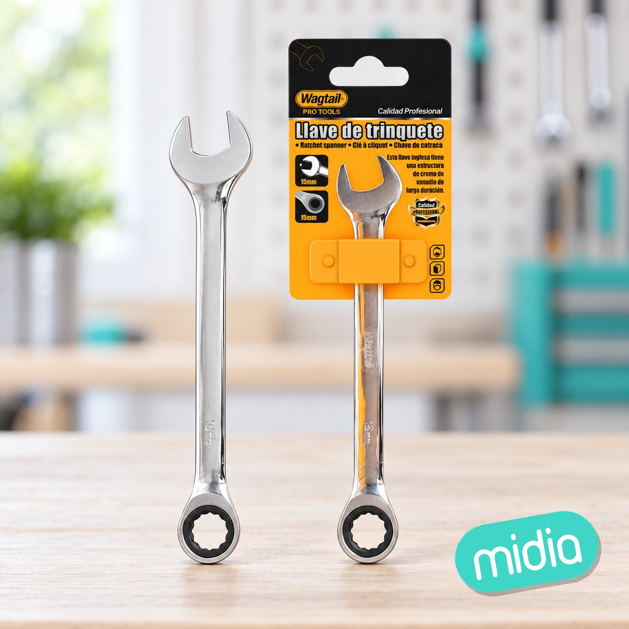 Llave fija combinada 15mm