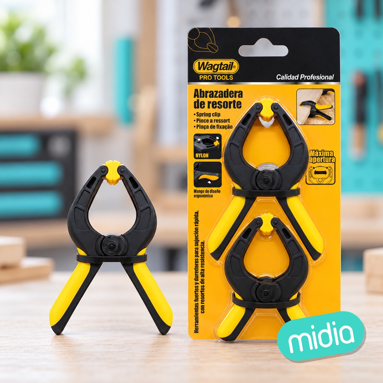 Abrazadera de resorte 75mm 2pcs