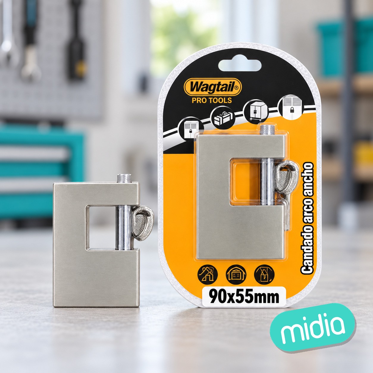 Candado monobloque 90mm