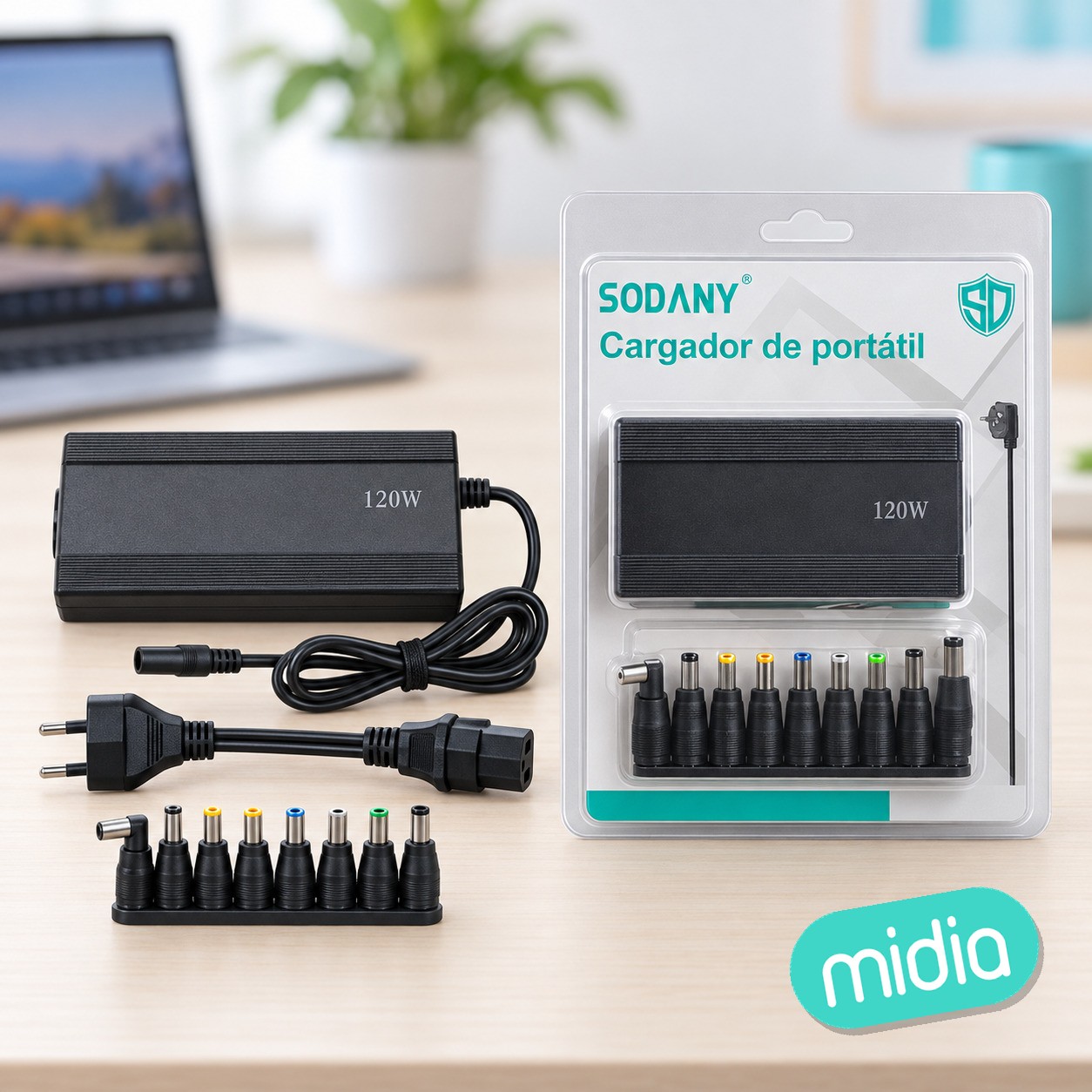 Cargador de portati 120wiii.iltkir:ili./1 120w
