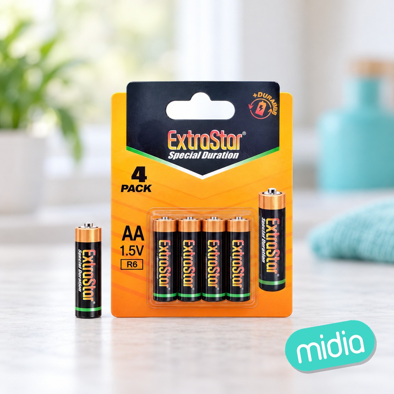Pila extrastar pack de 4 r6