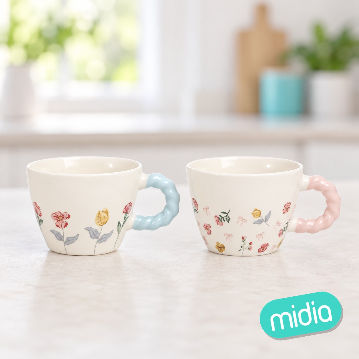 Mug 255ml flores 2m (12 - 24)