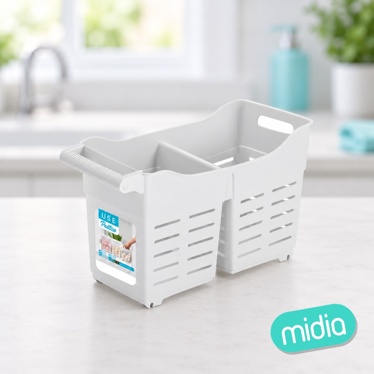Trolley box duo rejilla nº3 blanco
