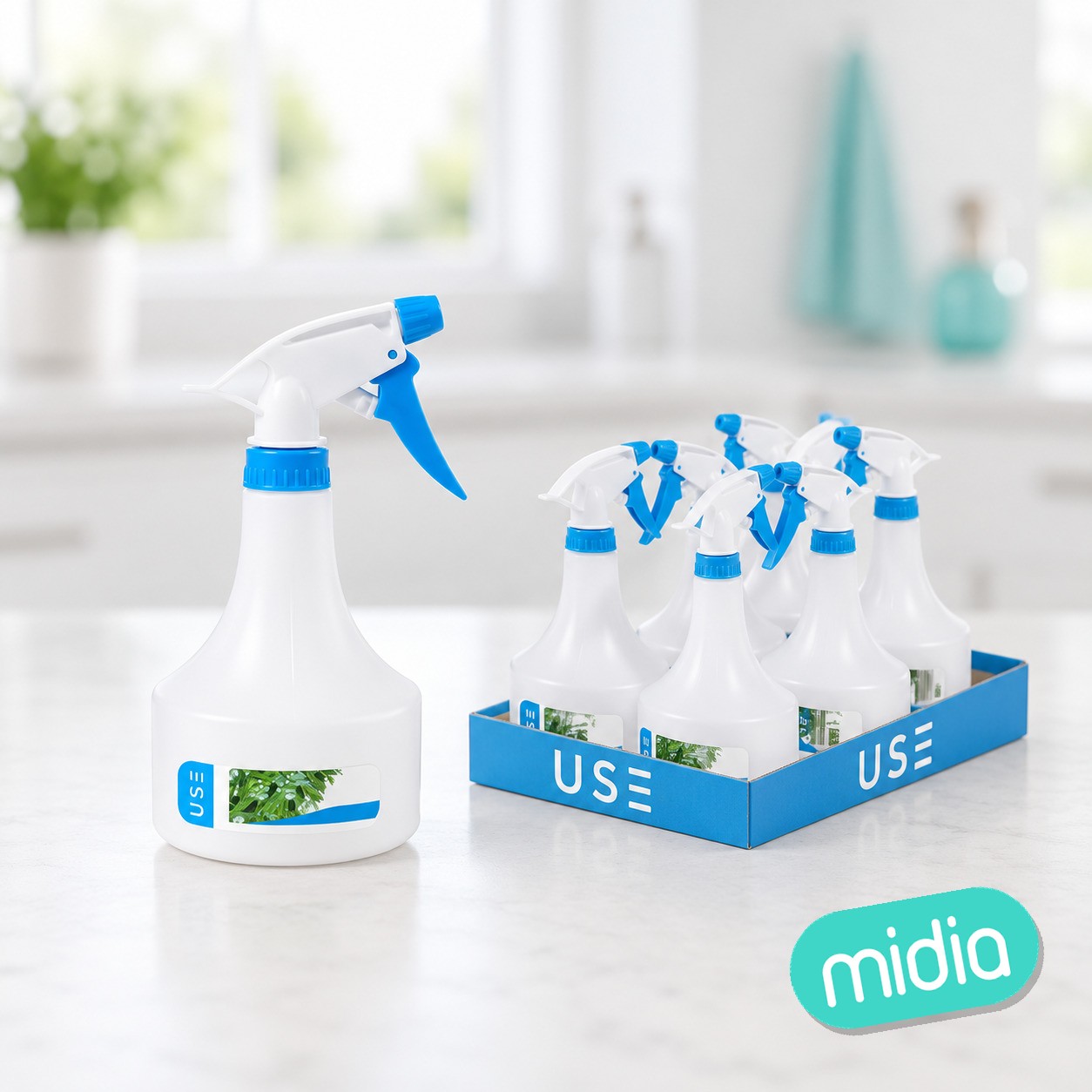 Pistola pulverizador 500ml base ancha