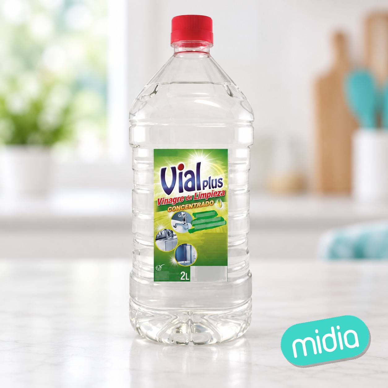 Vialplus limpiador vinagre de limpieza 2l.