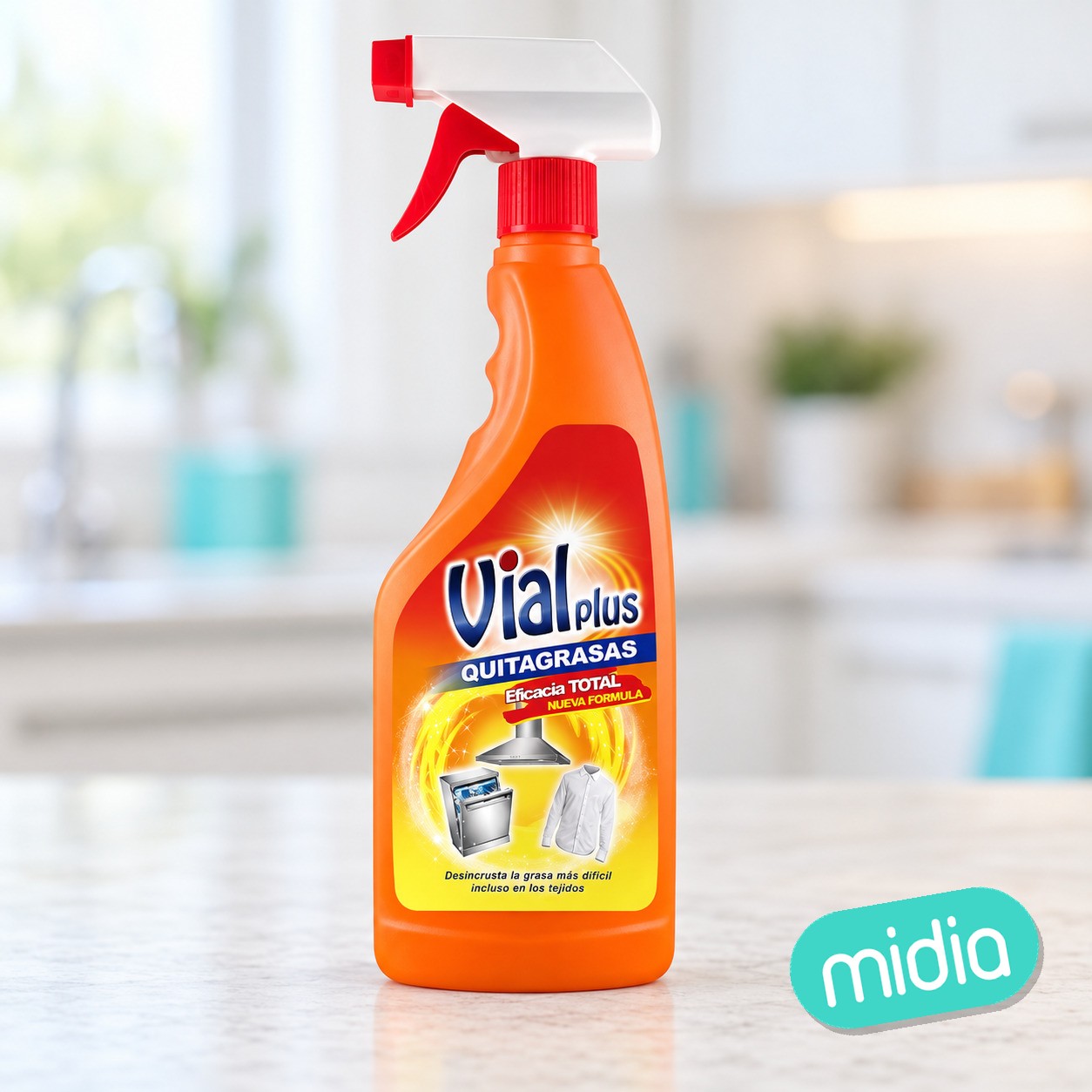Vialplus quitagrasas 750ml. pistola j12