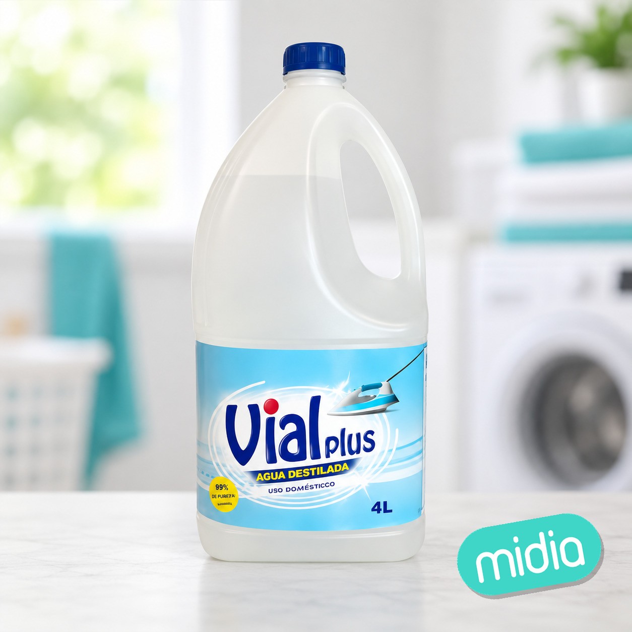 Vialplus agua destilada 4l.