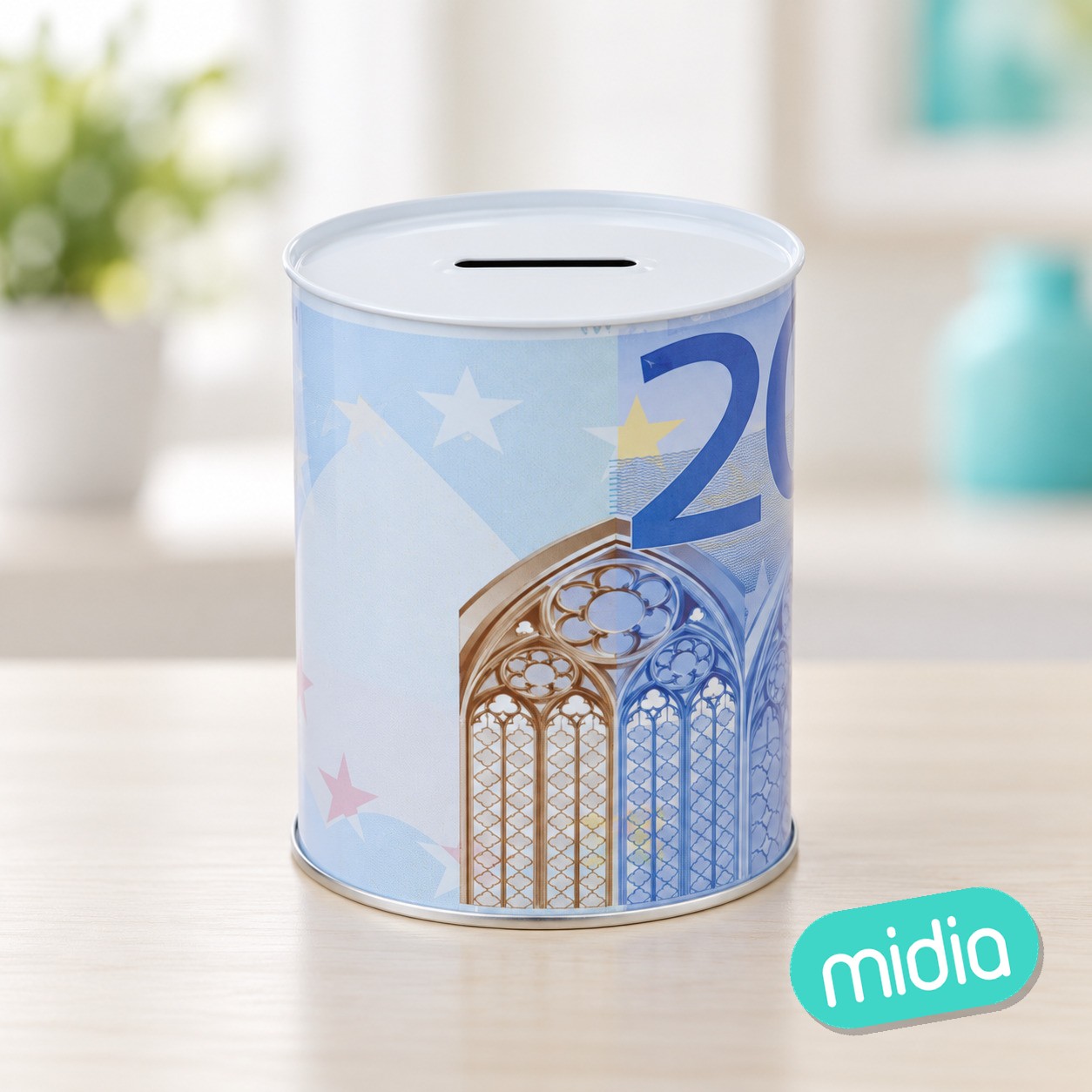 Hucha metal peq 10x12 cm