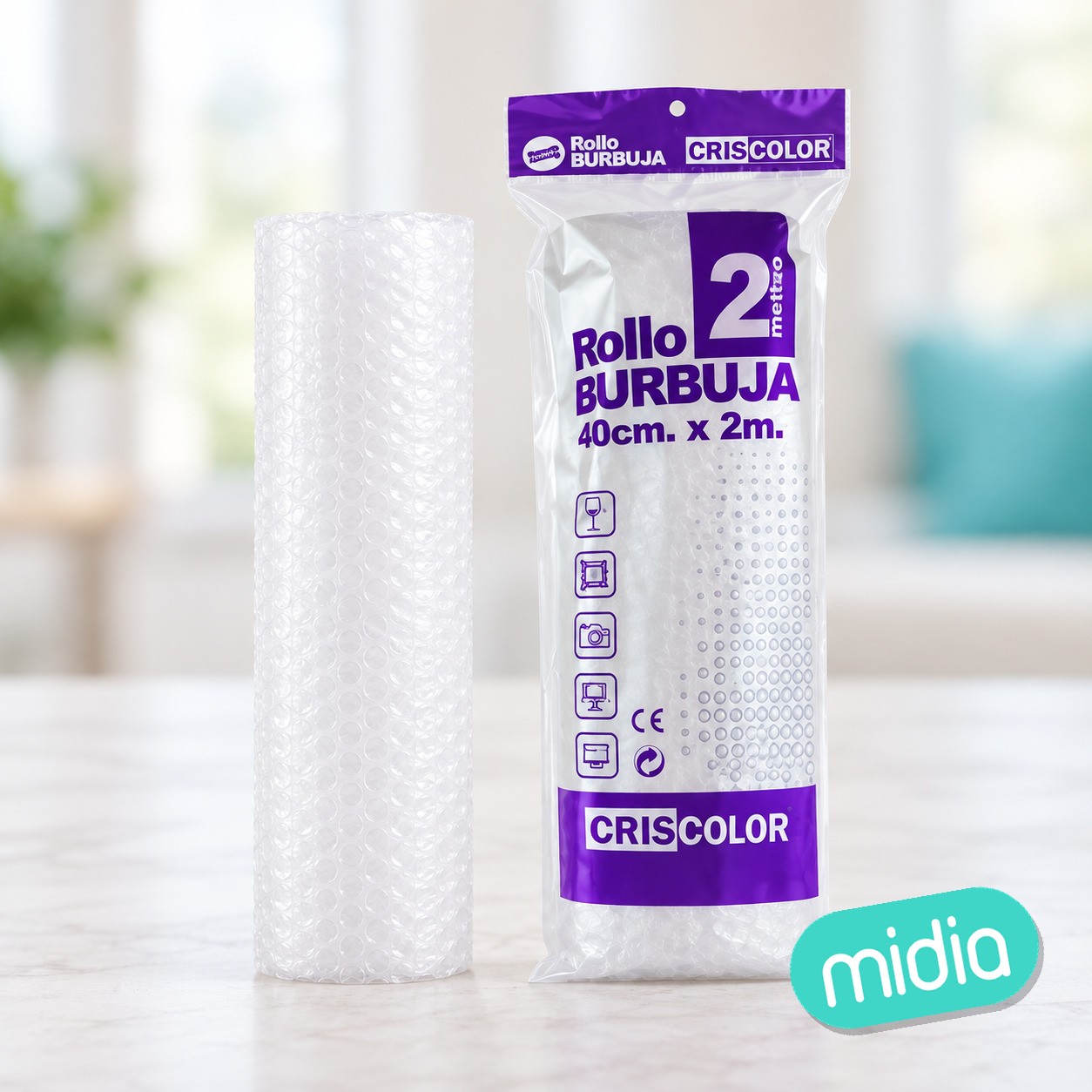 Burbuja tindas 40cmx200cm