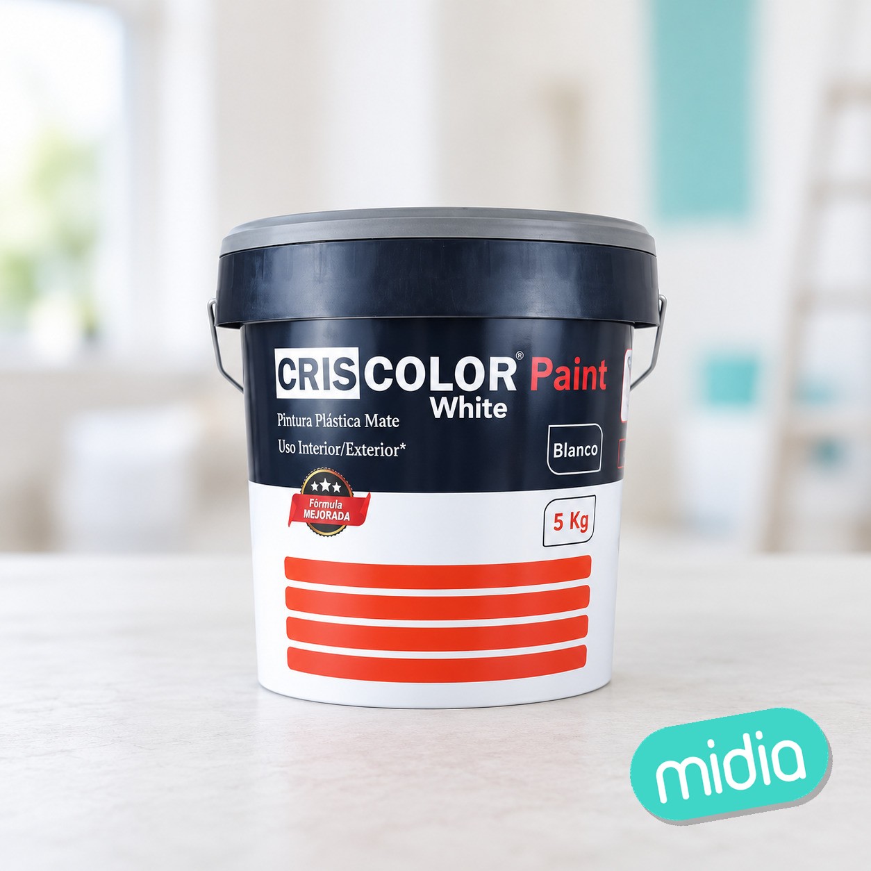 White pintura int/ext 4l