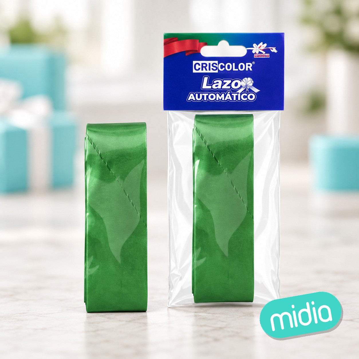 [06405] lazo automático 30mm verde