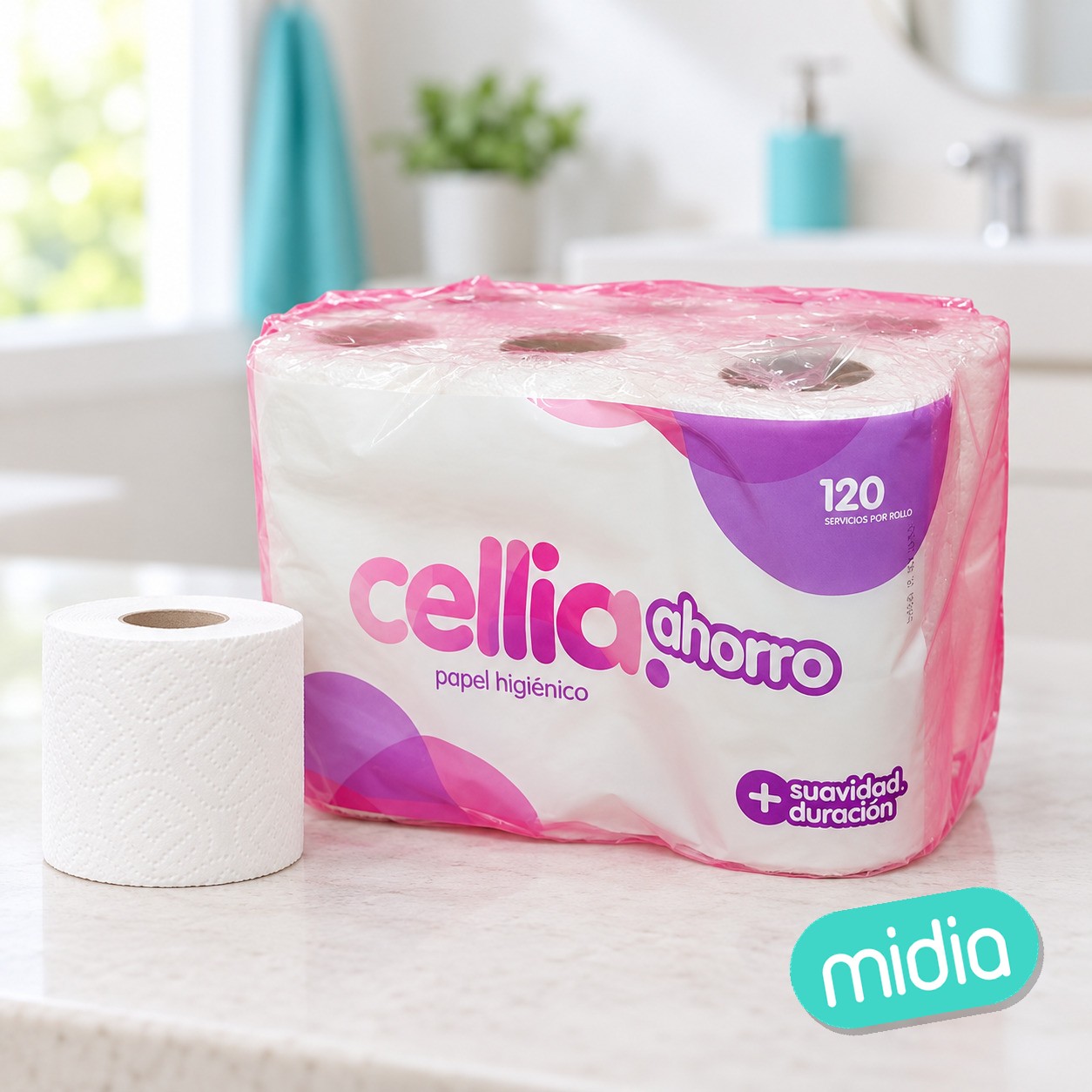 Cellia higienico ahorro 12 rollos