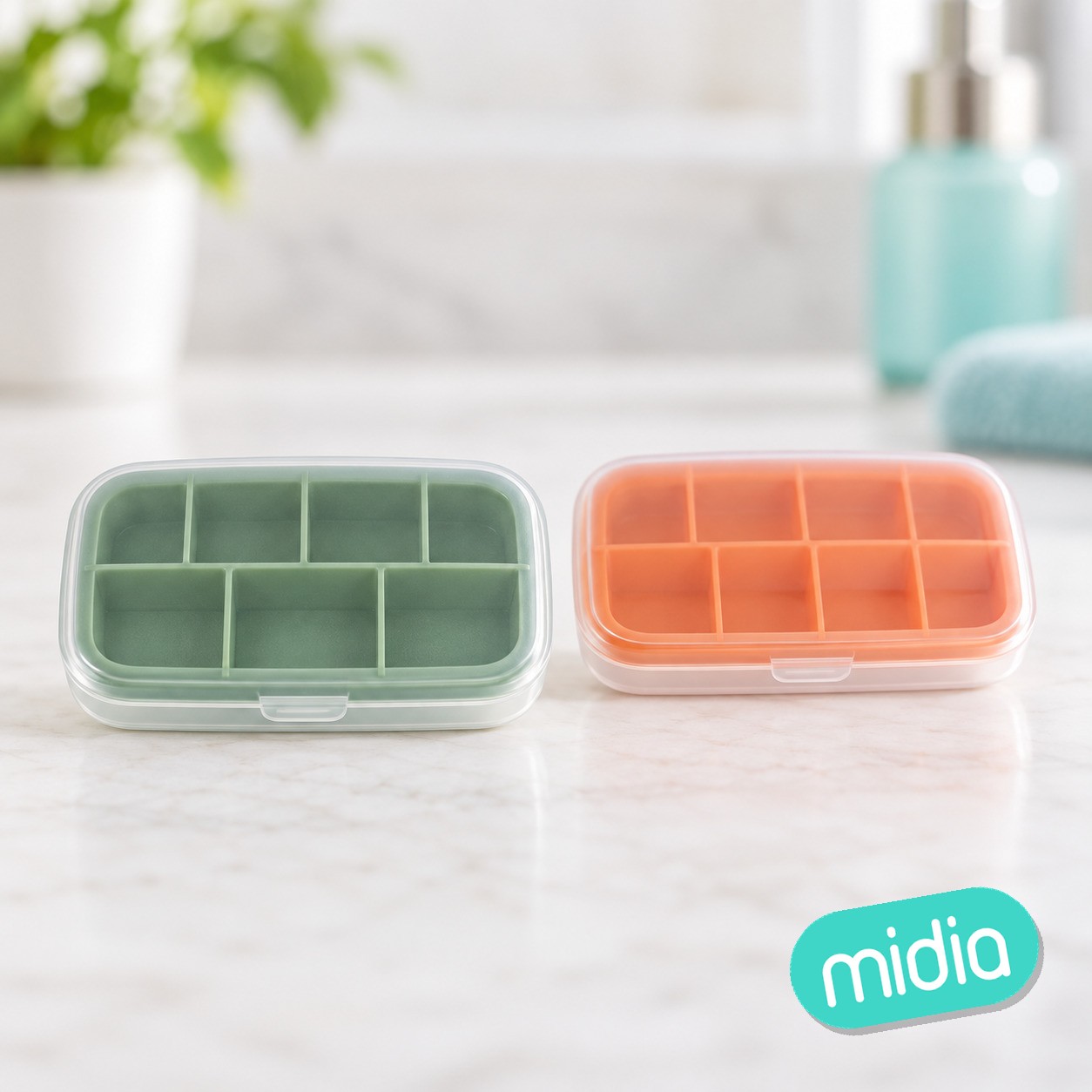 Caja de plastico -limé