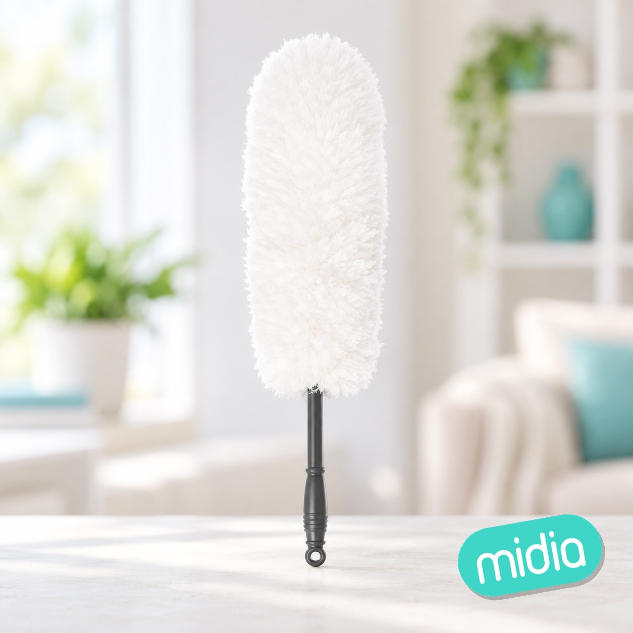Plumero microfibra blanca