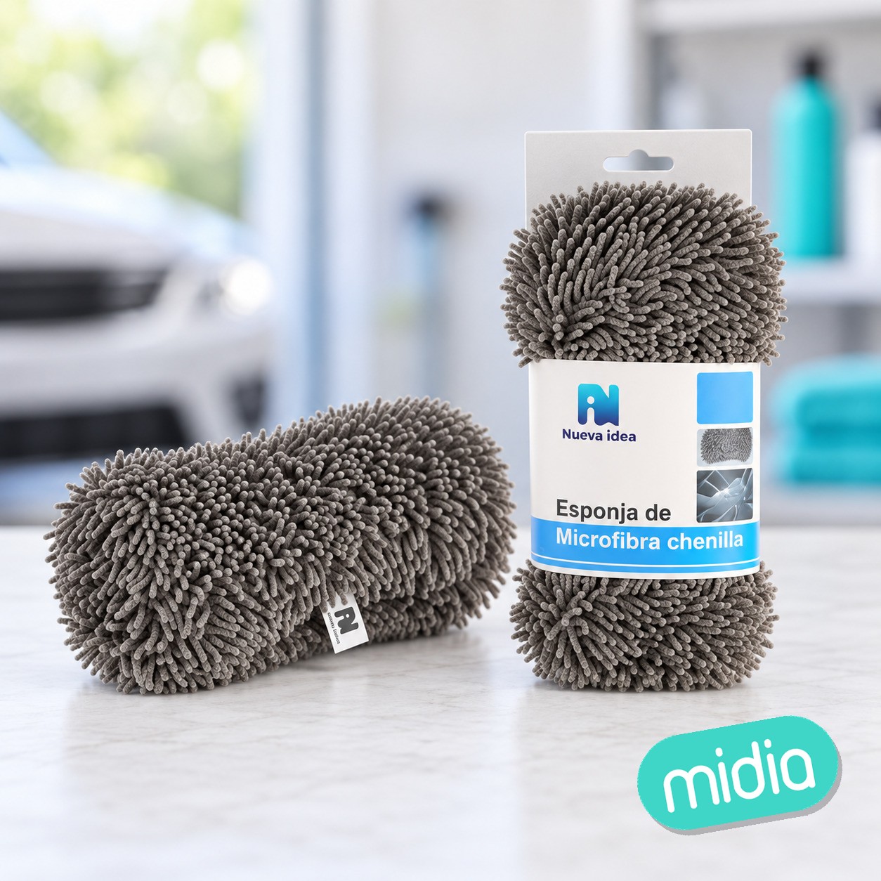 Esponja de microfibra chenilla