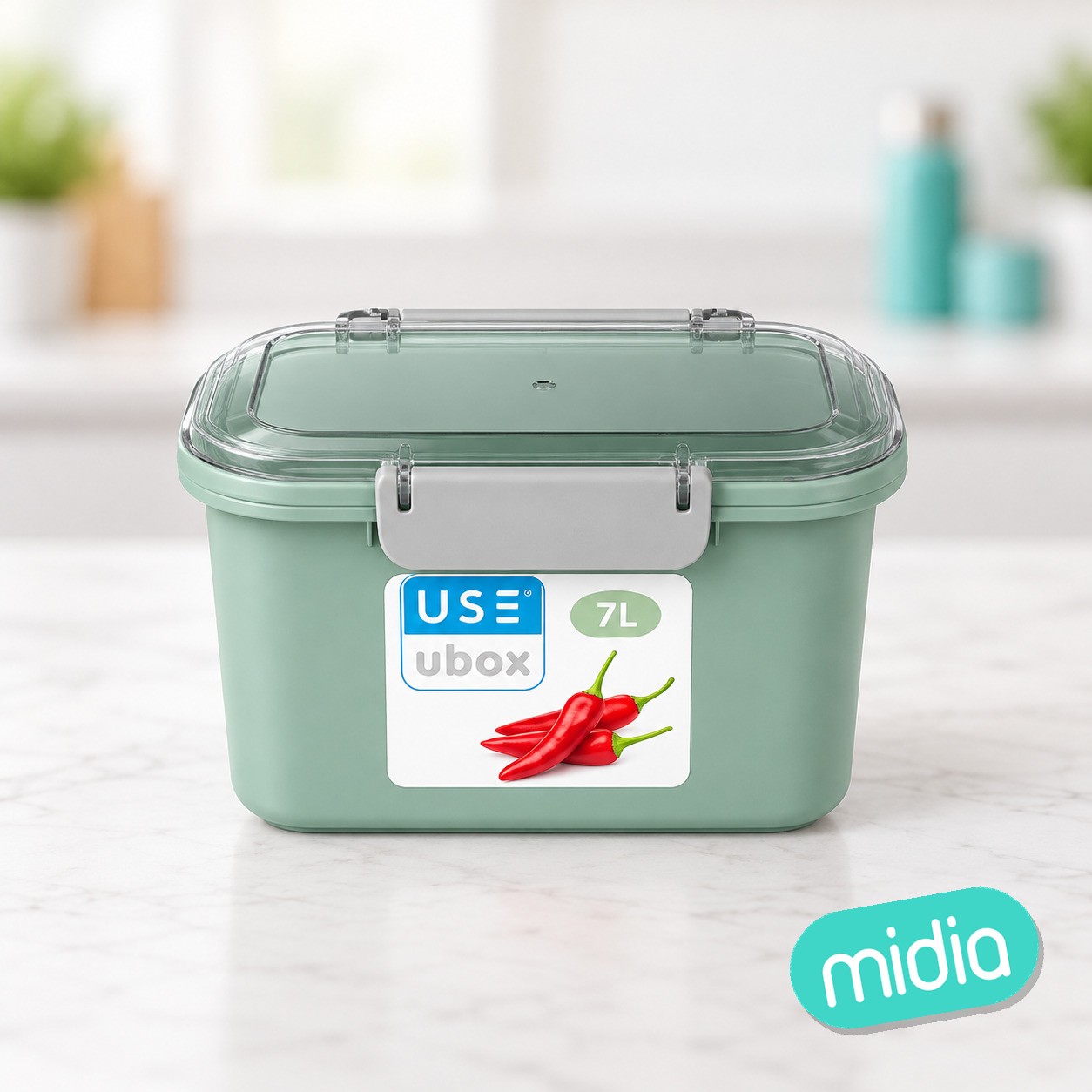 Ubox 1,7l rectangular pastel