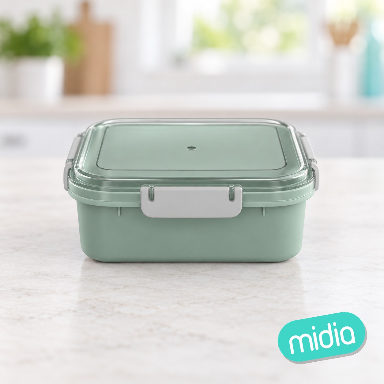 Ubox 1,3l cuadrada pastel