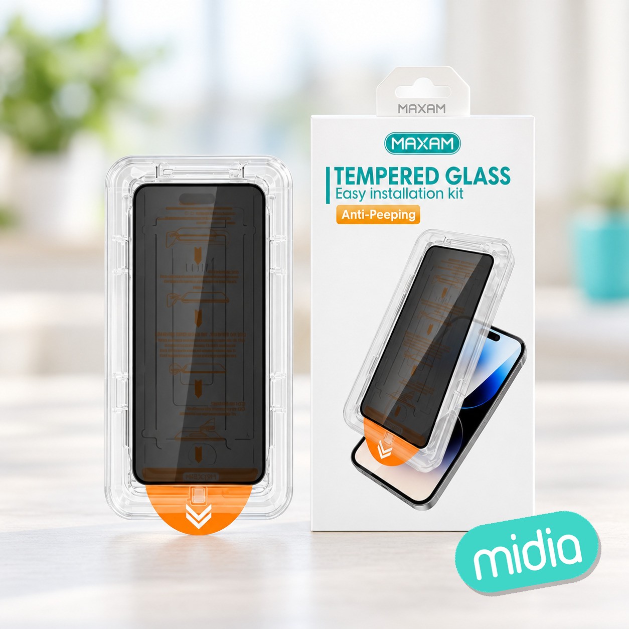 PS-P1020 iPhone 16 Pro Max (6,9 pulgadas) Protector de pantalla templado anti-reflejos