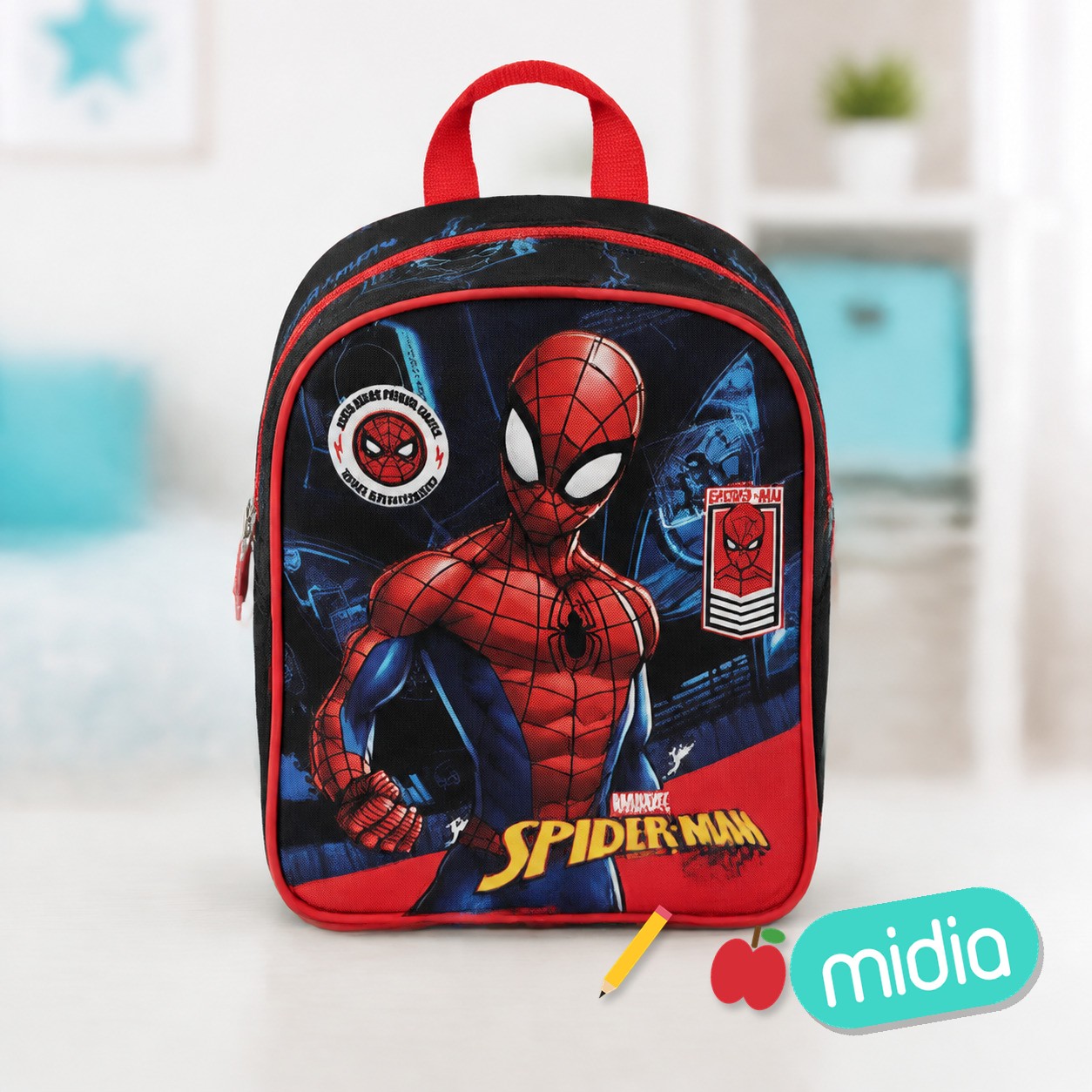 Mochila pequeña spiderman brave