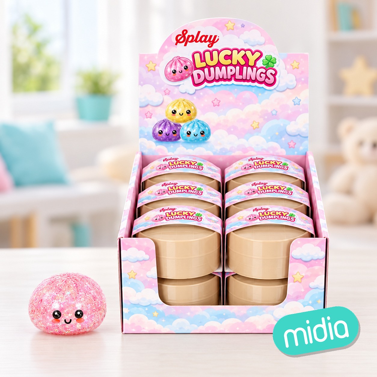 Squishy lucky dumpling bao anti 80033