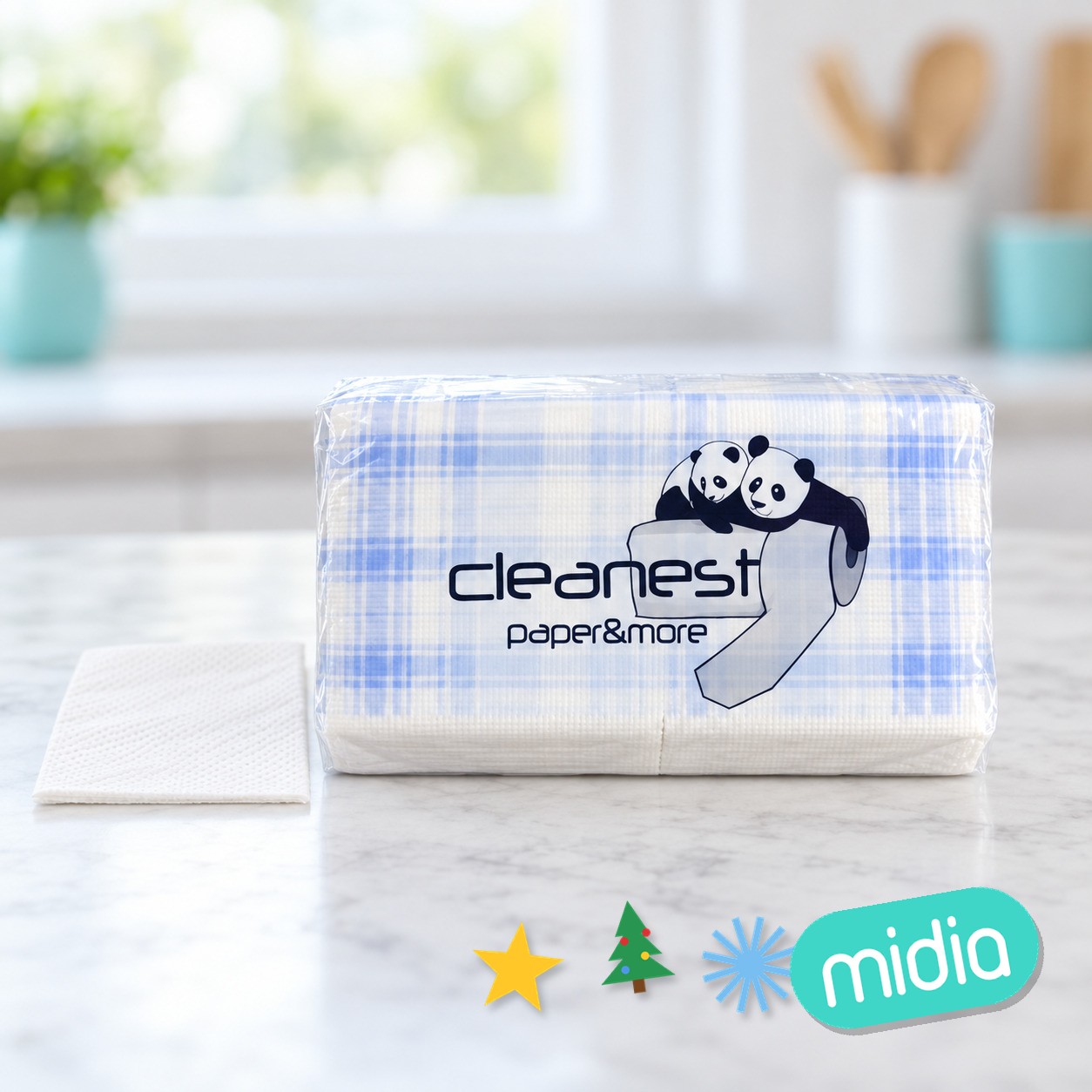 Servilleta 33x33 duplo blanco