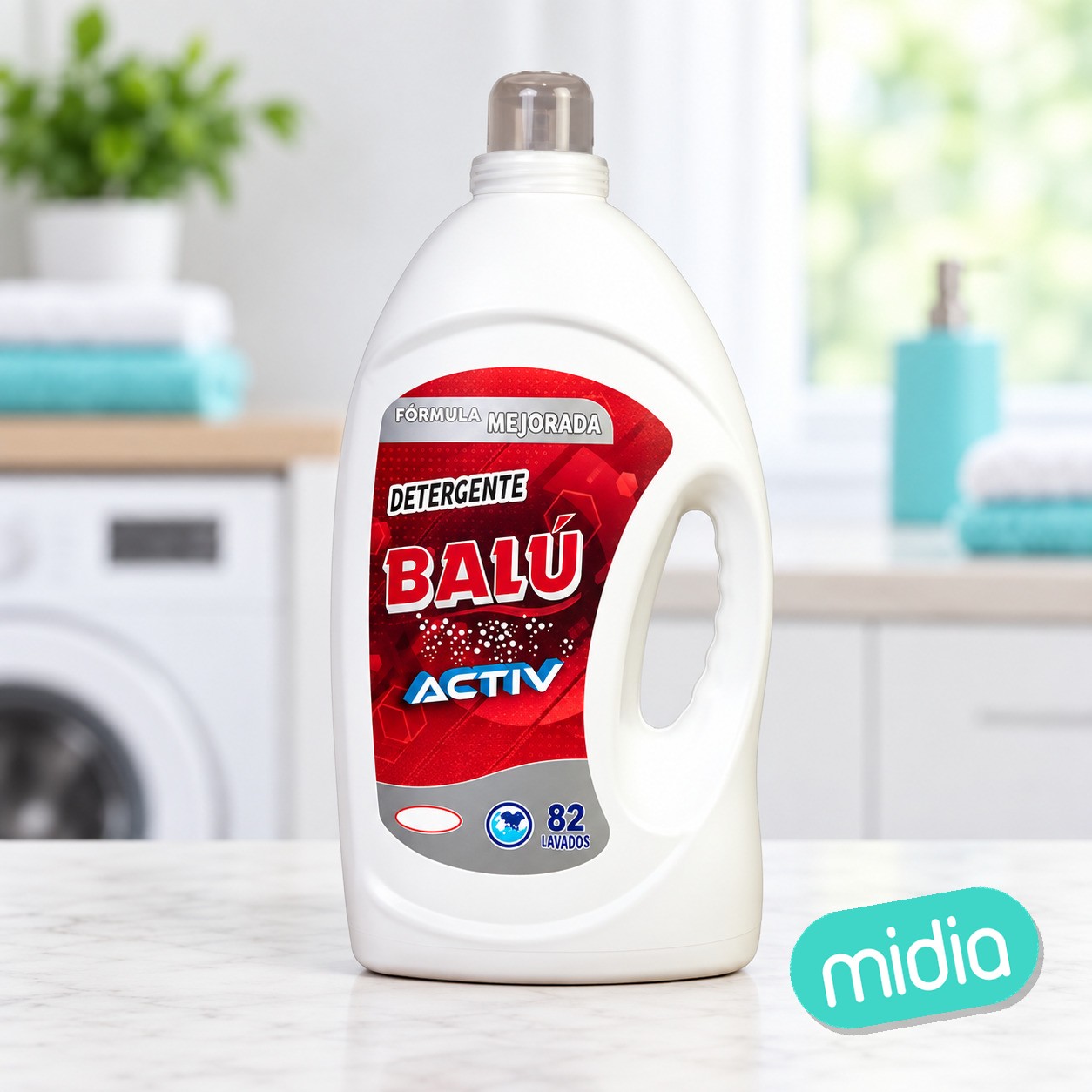 Balu det.liquido basic activo 100 lav. 5 litros