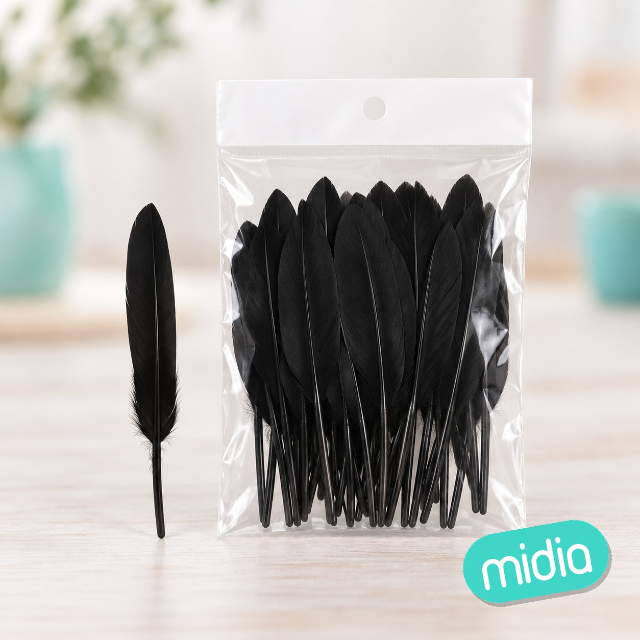 Plumas 10-15cm*20ud