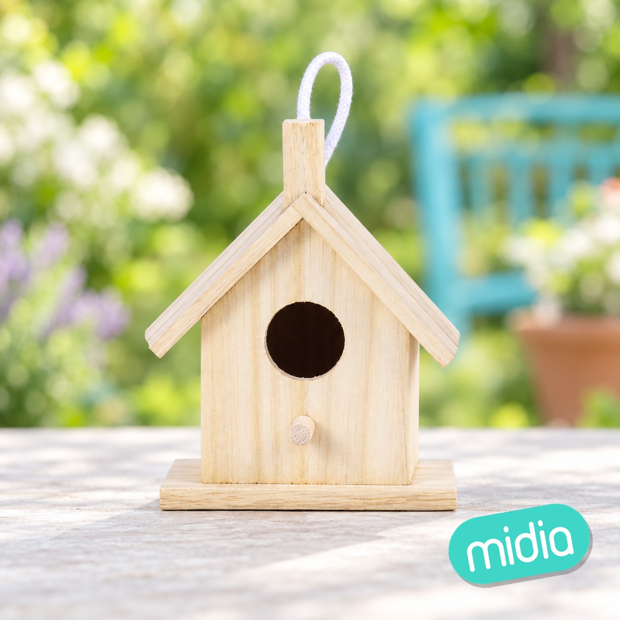 Casita de madera 8.5*9.5*4.2cm