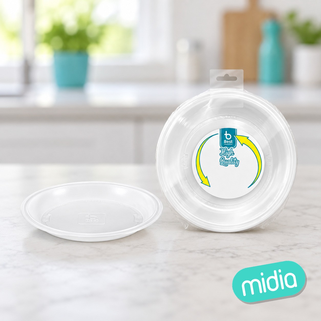 S/10 plato a/c blanco reut. 17 cm ps