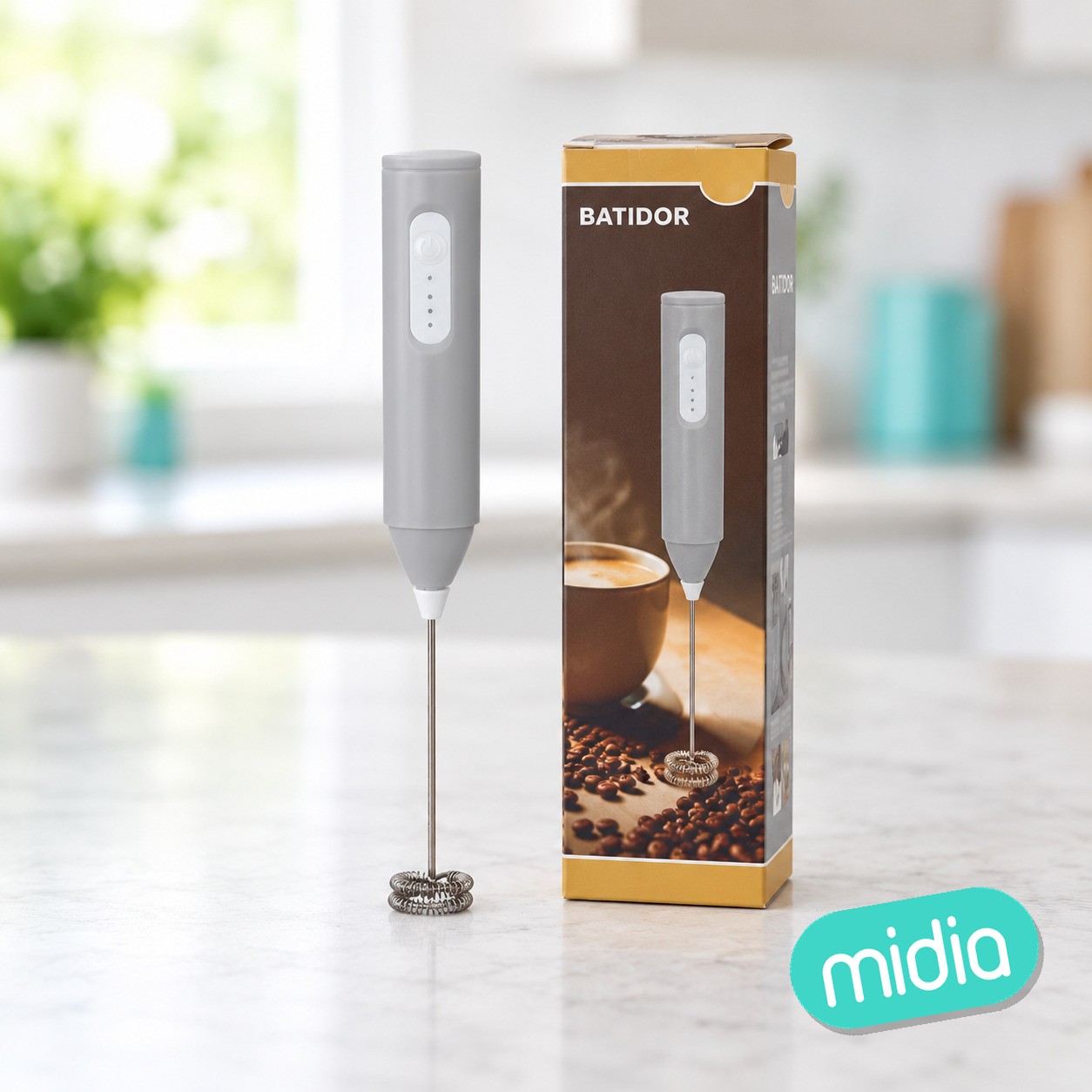 Batidor espumador 3x3x24cm acero inox.