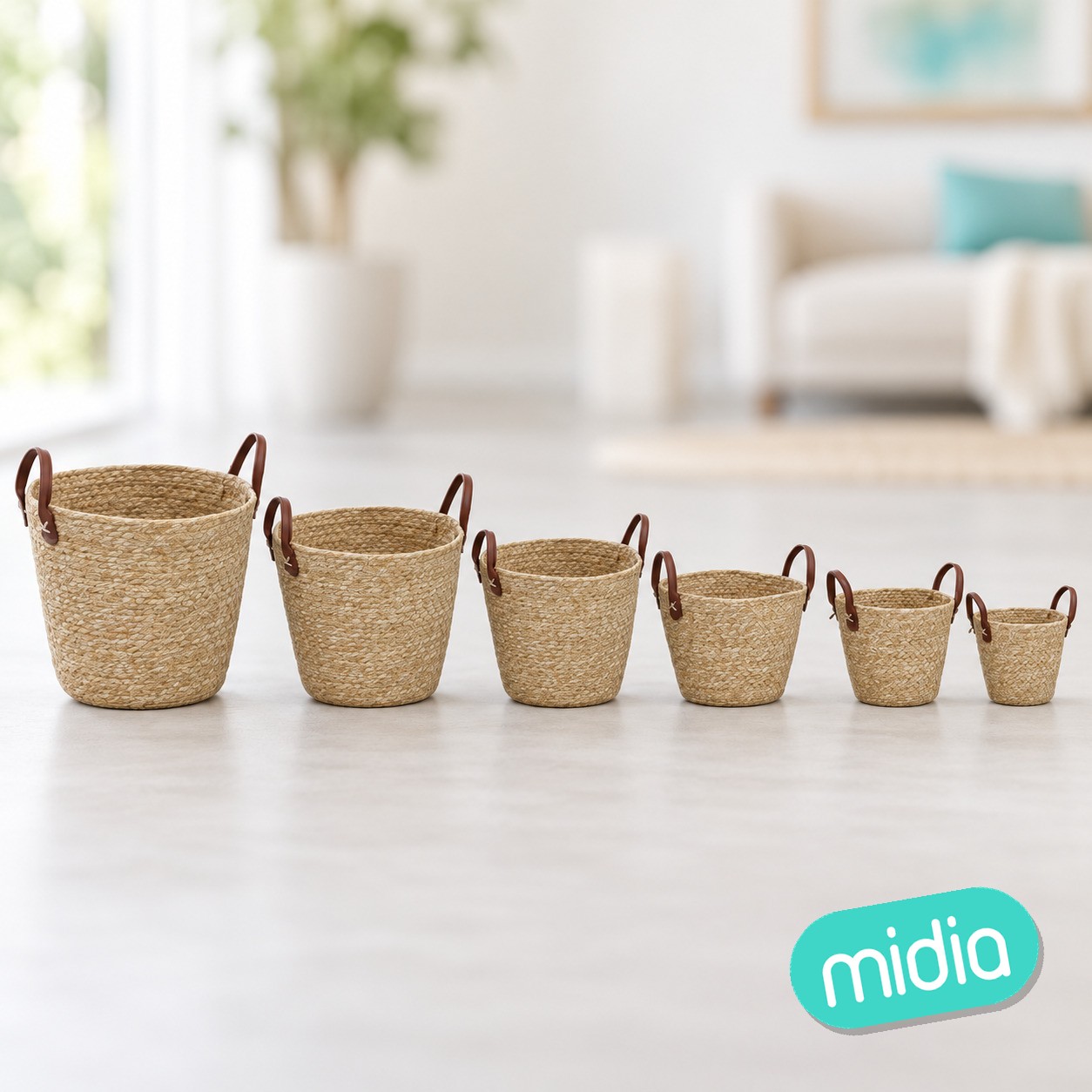 S/6 cesta casas teresa 33x26cm