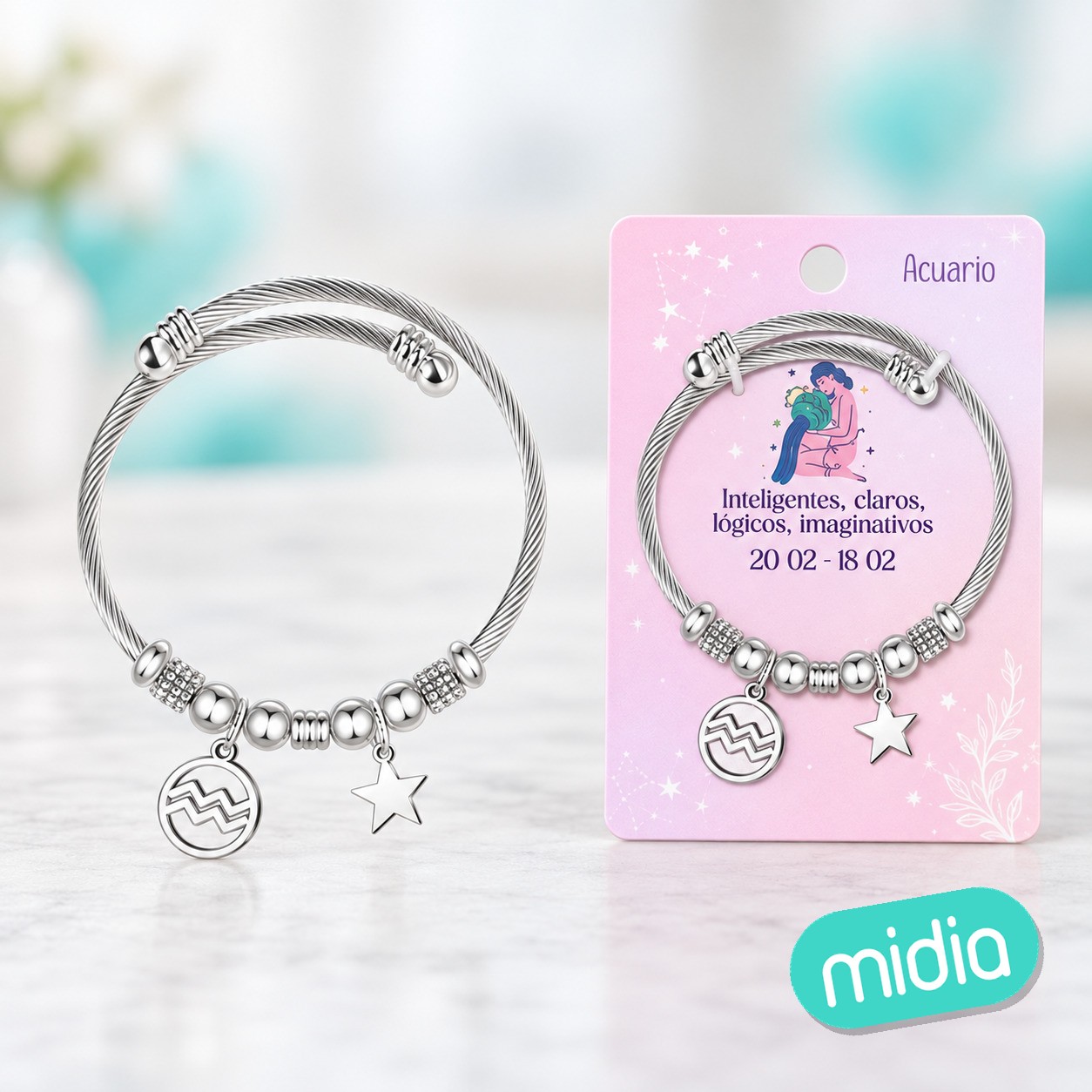 Brazalete acero con