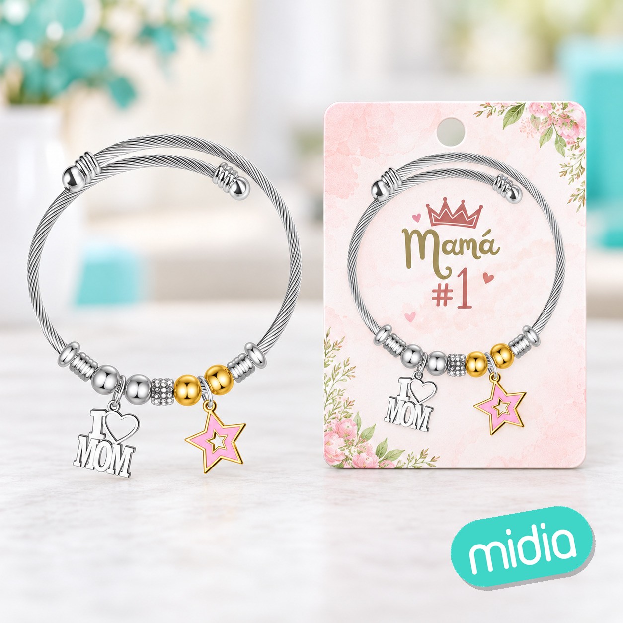 Brazalete acero para mama