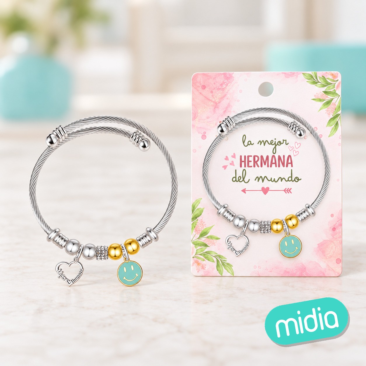 Brazalete acero para hermana