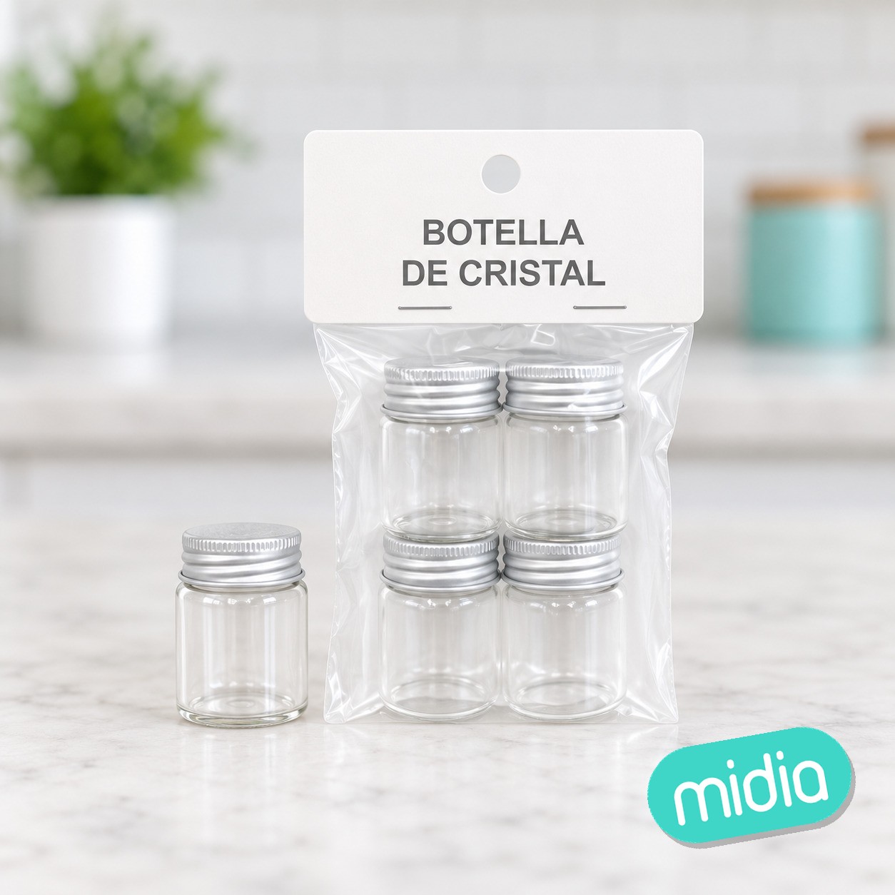 Botellas de cristal 3*6cm
