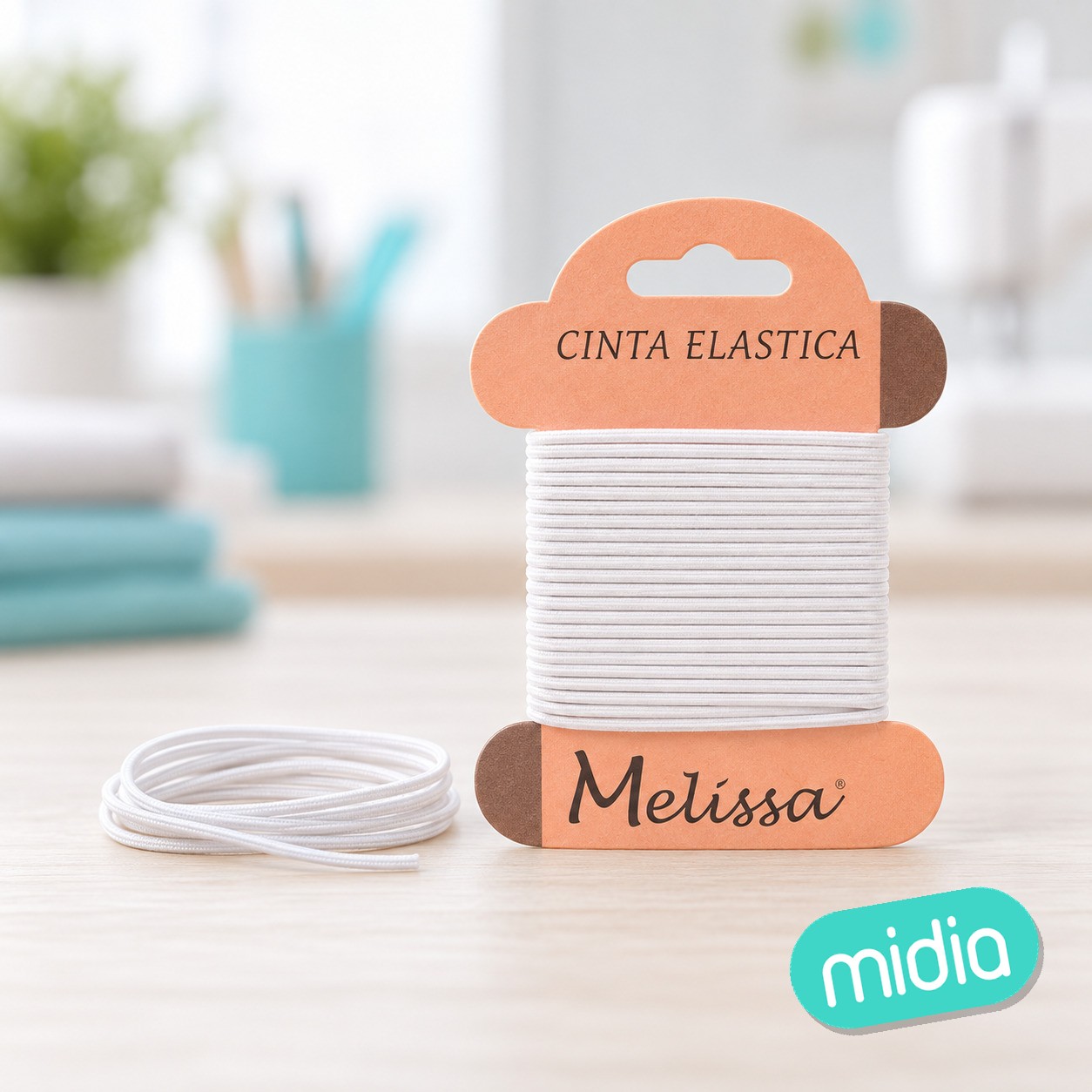 Goma elastica blanca 0.3cm*3m