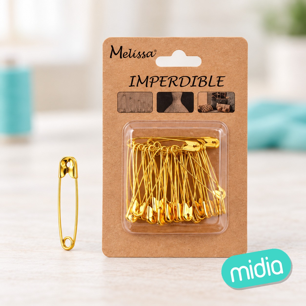 Imperdibles oro 45mm 30pc