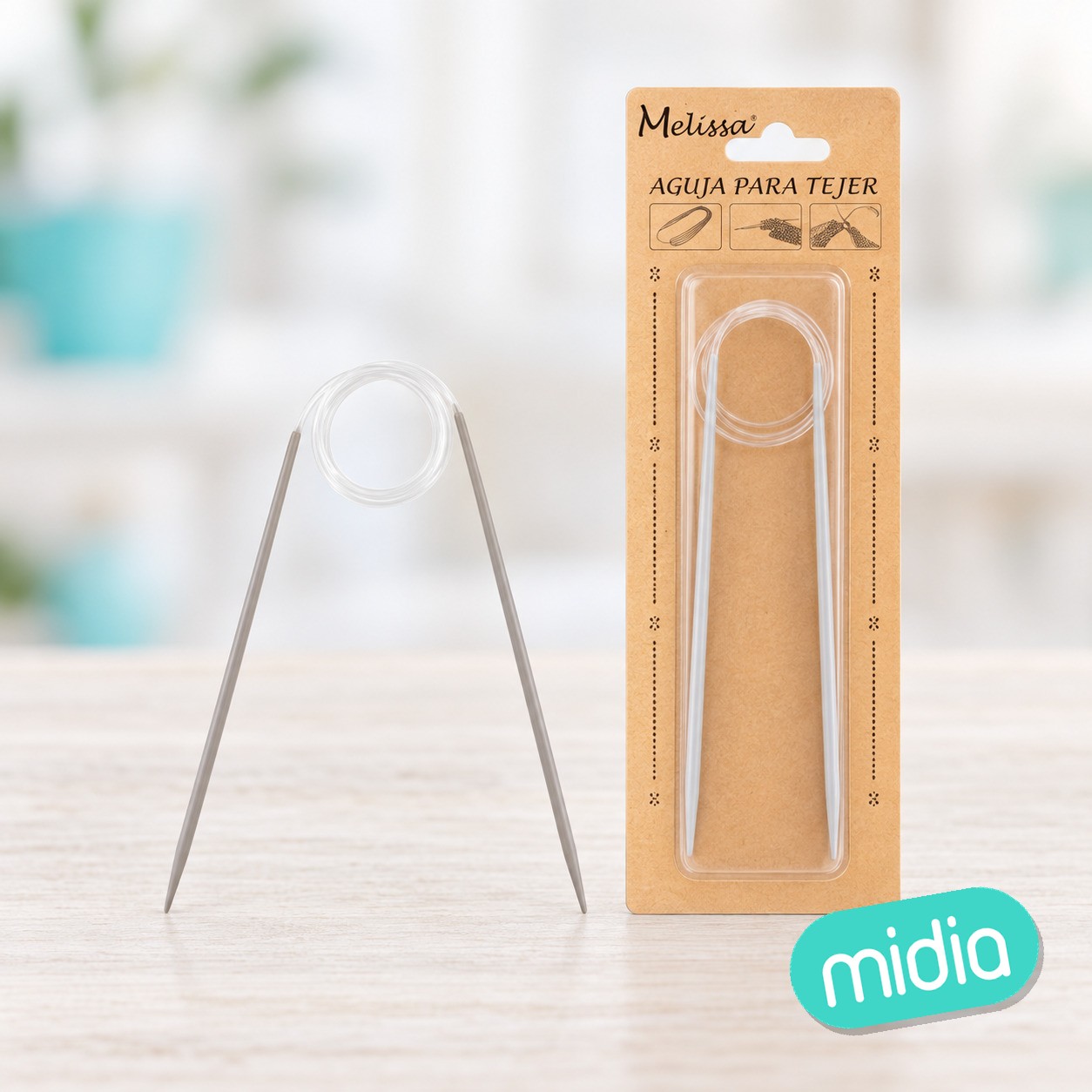 Agujas circulares plastica