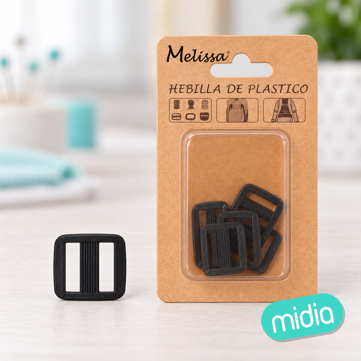Deslizador negro plastico