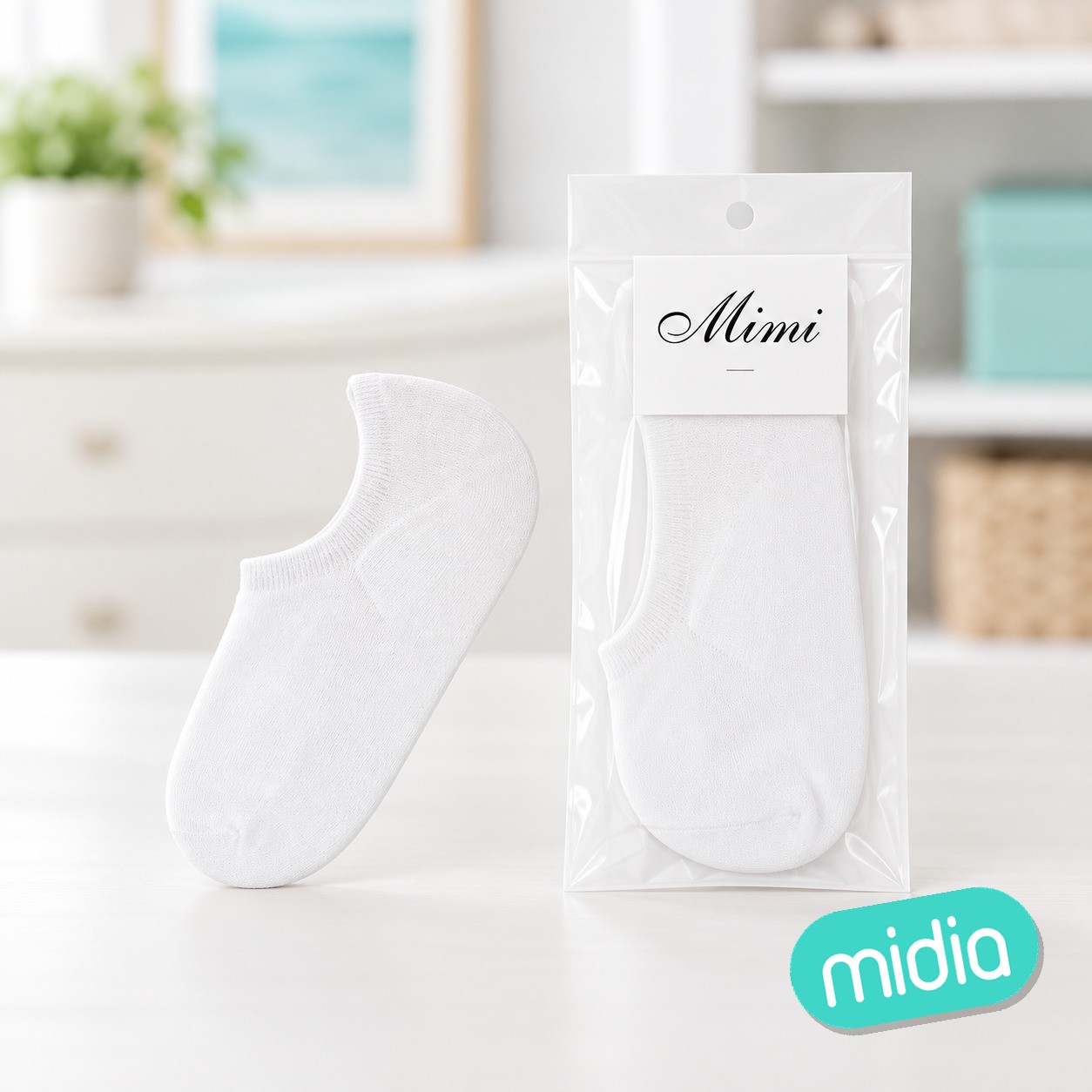 Calcetines invisible blanco
