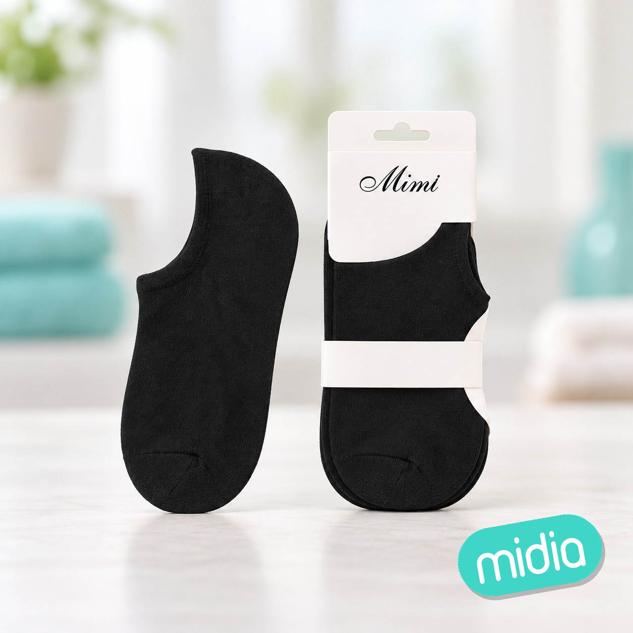 Calcetines invisible negro