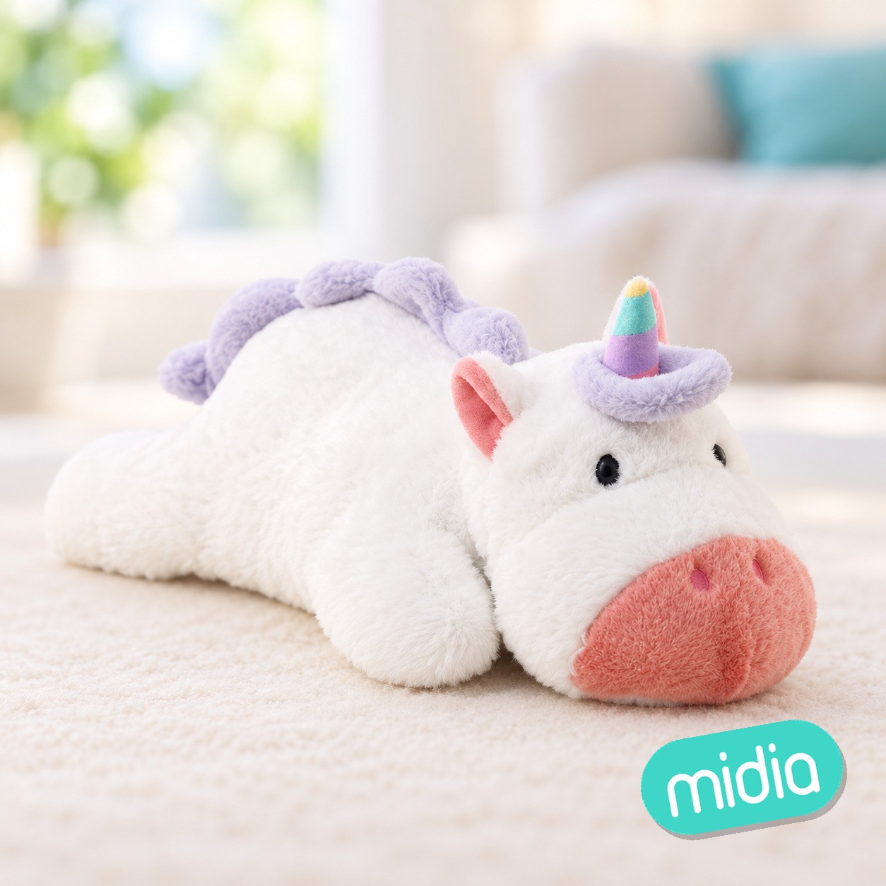 Peluche unicornio 48cm