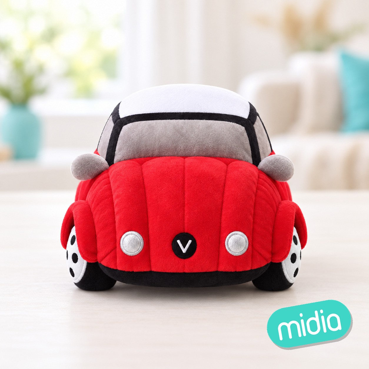 Peluche coche 34cm