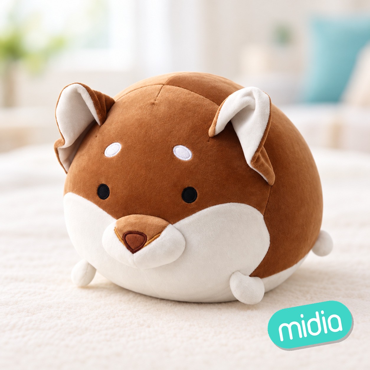 Peluche corgi 35cm