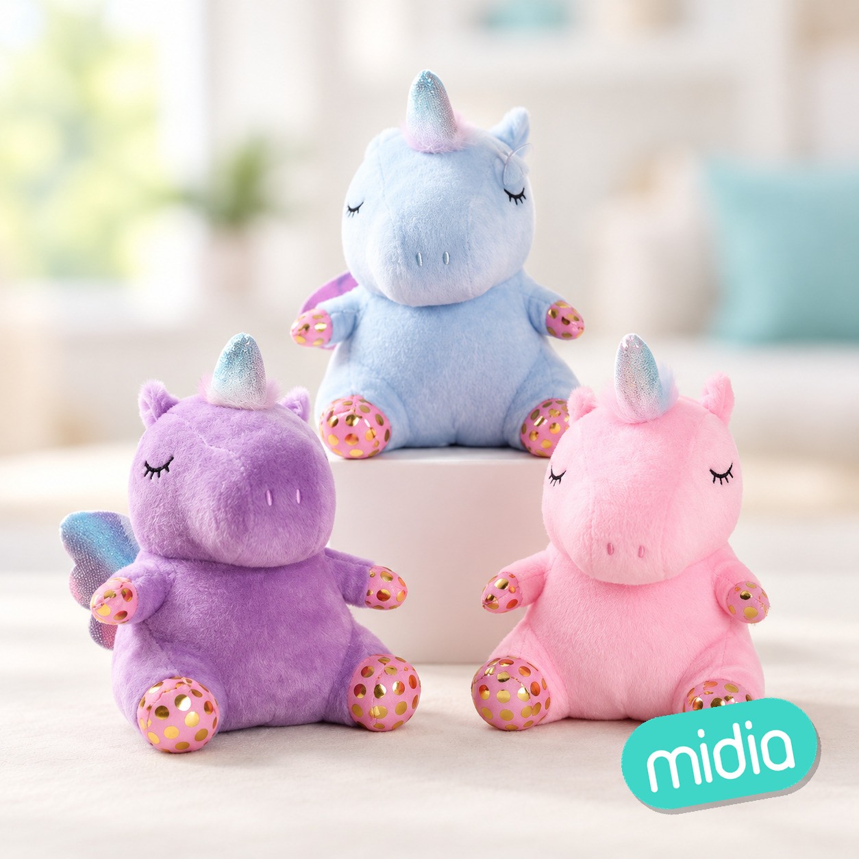 Peluche unicornio 20cm